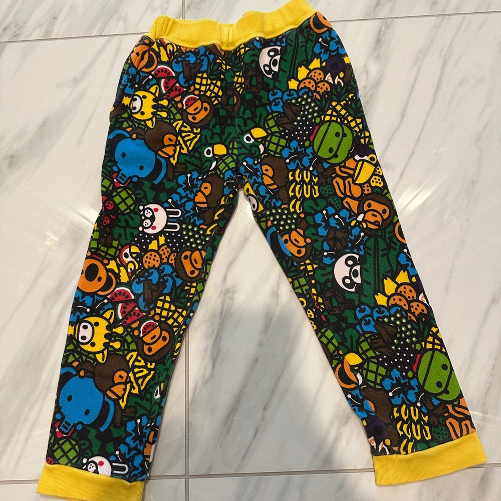 Bape Orchard Zoo Pants size:120cm